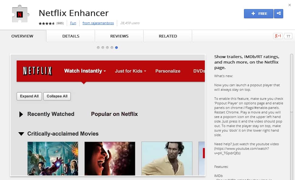 使用 Netflix Enhancer 扩展 - Netflix 窍门